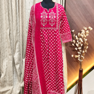 5601 -  Anarkali kurtis with duppatta