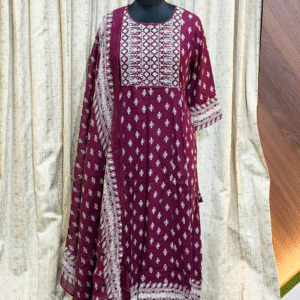 5786 -  Anarkali kurtis with duppatta