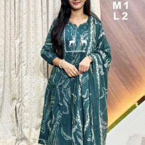 6013 - Umbrella kurti with pant and dupatta 3pc Sets