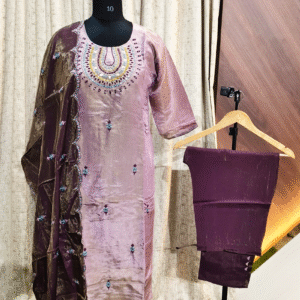 6029 - Kurti with Pant and Dupatta 3PC