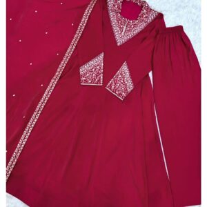 Sophisticated Embroidery Work Ethnic Dress Set