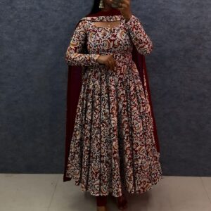 Kalamkari Design Ethnic Dress Set