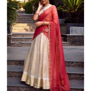 Elegant Traditional Lehenga Set with Designer Dupatta