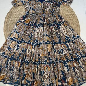 Maslin kalamkari frock