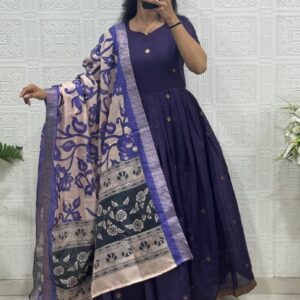 Graceful Anarkali Dress with Designer Dupatta