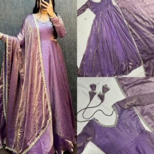 ✨ Premium Fendy Silk Crush Gown ✨