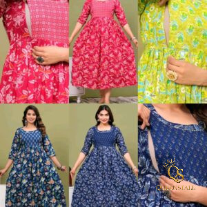Women's Pure Cotton Printed Maternity / Nursing Attire