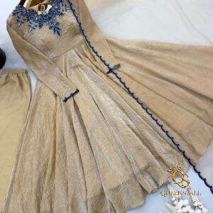 Premium Fully Stitched Flare anarakli gown with Dupatta