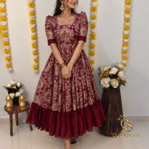 PRESENTING ANARKALI GOWN DUPATTA