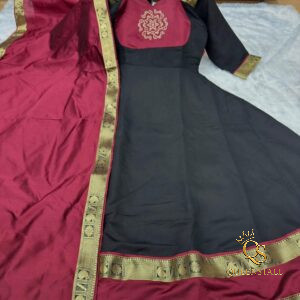 Introducing New Designer Embroidery With Jacquard Maxi